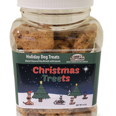 Christmas Treets - Bacon Flavored Dog Biscuits with Carrots